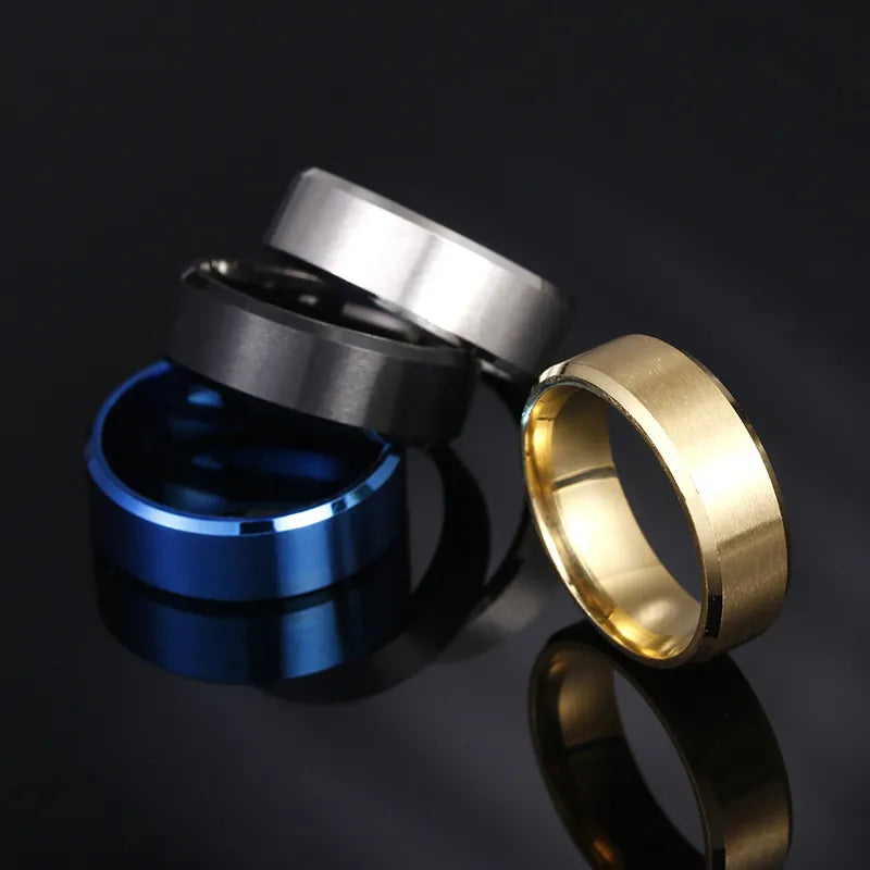 Classic 8mm Mens Ring