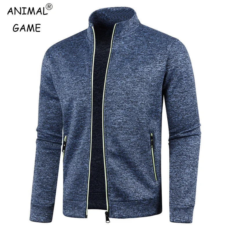 Men's Sweatshirt Stand Collar Pullover Jackets