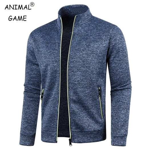 Men's Sweatshirt Stand Collar Pullover Jackets