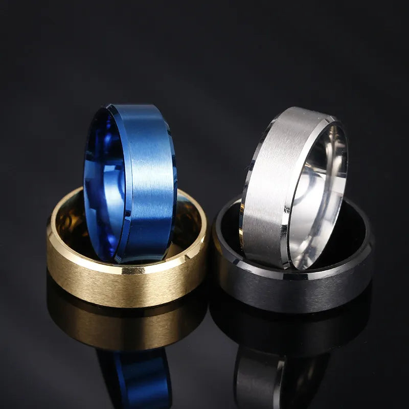 Classic 8mm Mens Ring