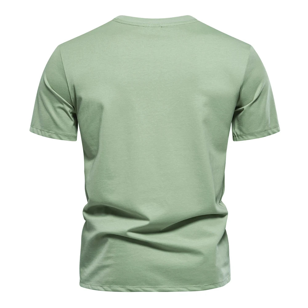 Summer Cool Cotton Blend T-shirt for Men